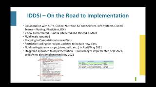 Implementing IDDSI in Acute Care Settings – Sharing the Halton Healthcare Experience screenshot 5