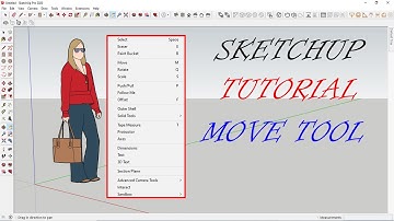 SketchUp Tutorial | Tool Menu Bar | Move | Tagalog