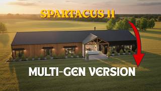 THE SPARTACUS II DOGTROT BARNDOMINIUM— PERFECT FOR AGING PARENTS 3,500 SQ FT IN LAW SUITE