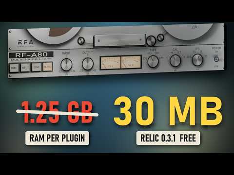 From 1.25 GB to 30 MB: Relic 0.3.1 (12 Free Plugins + Free Guitar Pack)