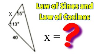 Sine Law or The Law of Sines (Part 1)