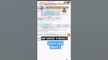 mp group 4 result score card 2023 | mp group 4 result 2023 #mpgroup4
