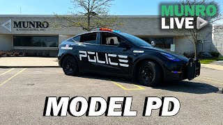 Tesla Model Y Police Car  Model PD