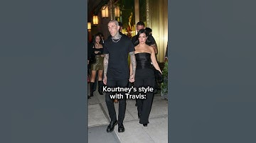 #kourtneykardashian #travisbarker #style #beforeandafter