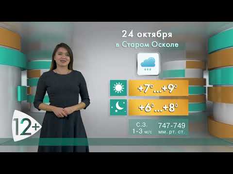 Прогноз погоды в Старом Осколе на 24 октября