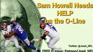 Commanders Sack Watch - Sam Howell Just Needs Help! - all22  analysis of every sack