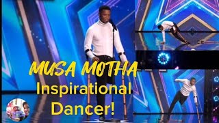 Musa Motha inspirational dance performance//Auditions//Britain's Got Talent 2023//#MelodyQuinzon