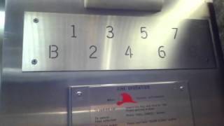 Otis Touch Sensitive Traction Elevator at Proffessional Building Eugene, OR
