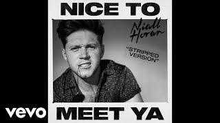 Niall Horan - Nice To Meet Ya (Stripped Version / Official Audio) chords