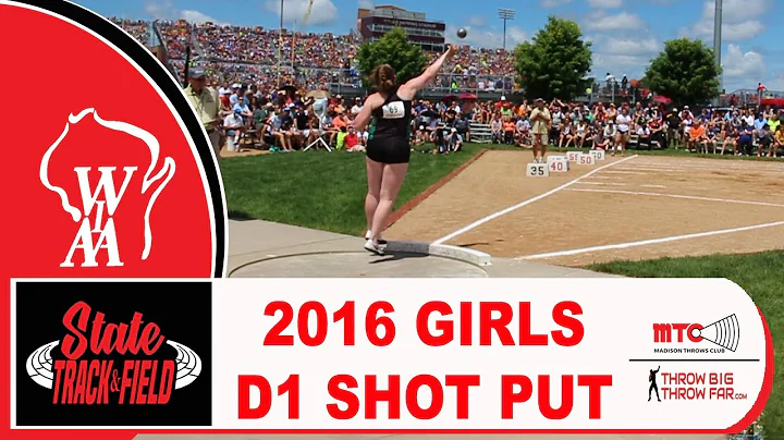 2016 WIAA D1 STATE GIRLS SHOT PUT