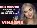 Como quitar lo CHICLOSO del cabello despues de una decoloracion /Lizzmuller