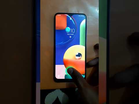 SAMSUNG A50s fingerprint test