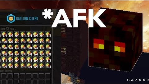 How To Build An *AFK Magma Farm/Hypixel Skyblock