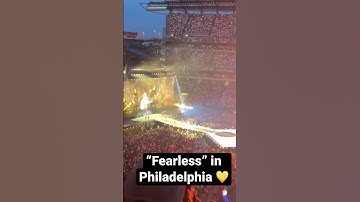 Taylor Swift performs “Fearless” in Philadelphia