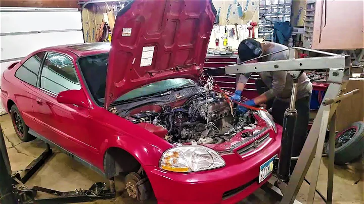 Ej8 Civic D16 Ebay turbo build part 5