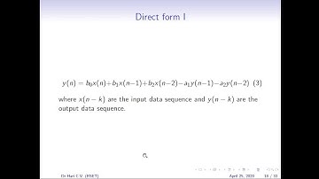 AE306 Digital Signal Processing Module 6 Part III