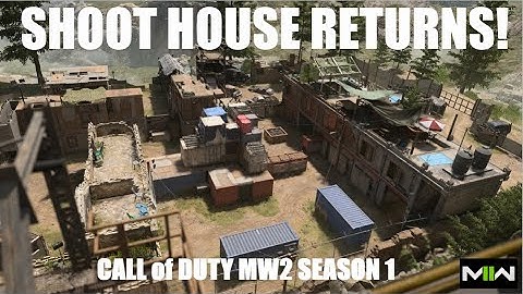 CALL OF DUTY: MODERN WARFARE II - *NEW* SHOOT HOUSE MAP (SEASON 1)