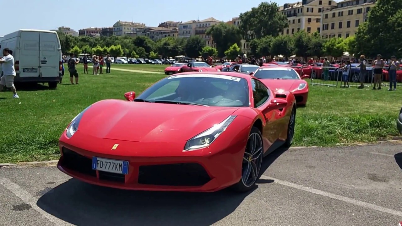 Ferrari's in Corfu Dream Cars Meeting in Kerkyra June 2018 YouTube