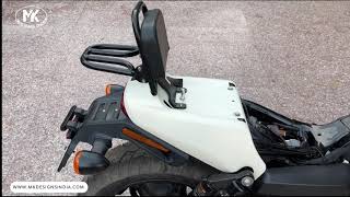 Harley Davidson StreetRod Backrest Installation