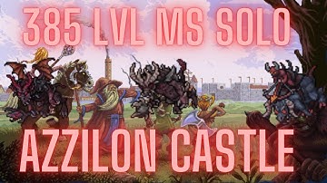 Tibia Azzilon Castle 385 MS Solo - Limit Testing