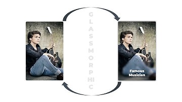 Glassmorphic Animated Card - PowerPoint Slide Introduction