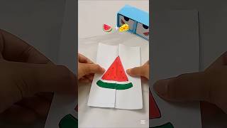 watermelon and cheese 🍉🧀 drawing #art #ytshorts #viralshorts #trending