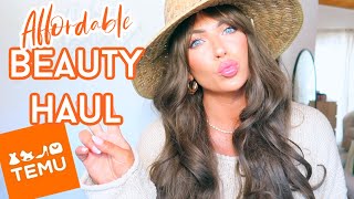 TEMU Haul | Beauty | Skin Devices, Hair Tools, Lip Oils, Wigs &amp; More