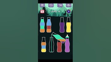 Water Sort Puzzle Level 16 | Color Sorting Challenge Gameplay