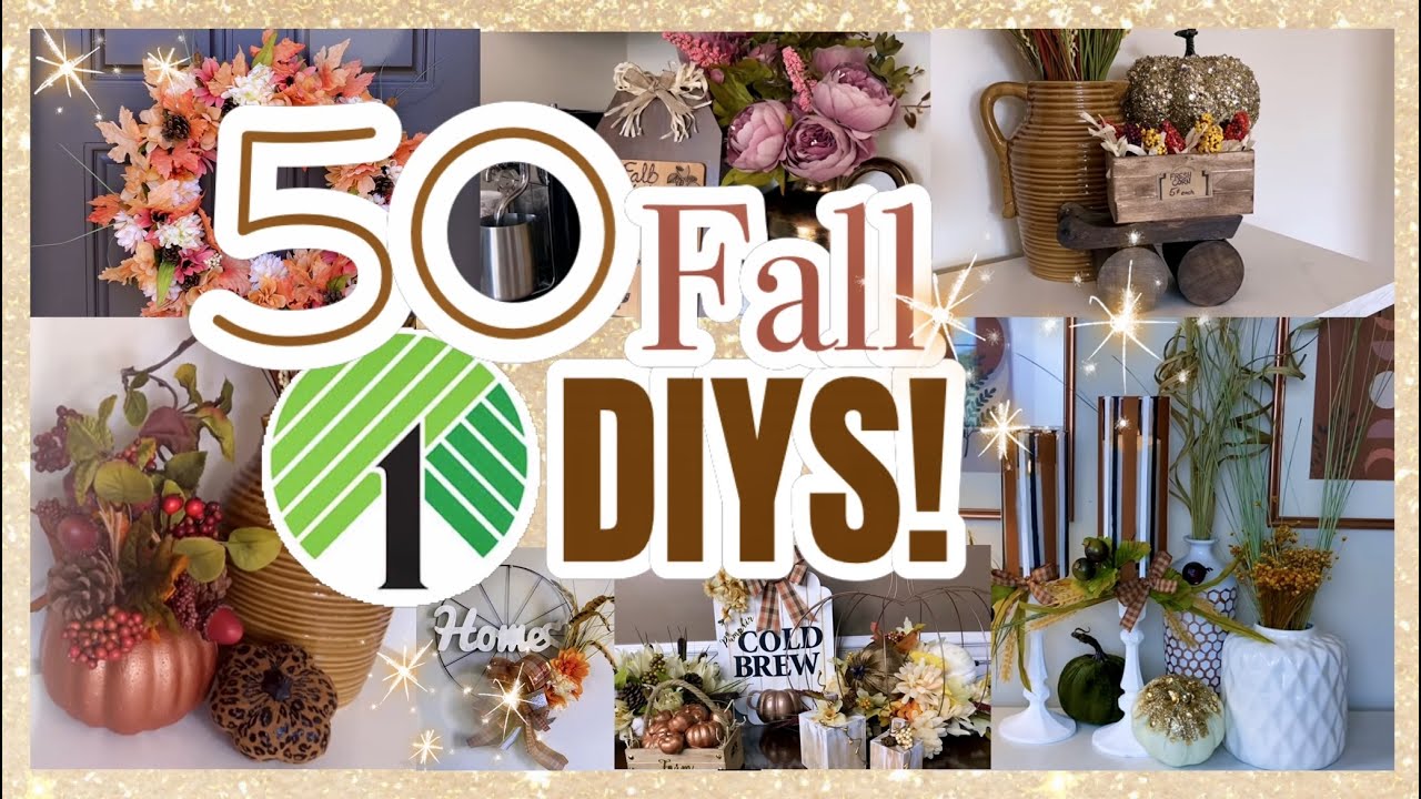 50 FALL DOLLAR TREE DIYS FALL DIY DECOR YouTube Maxresdefault