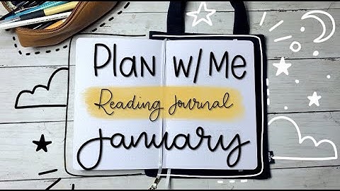 🇬🇧 📚Reading Journal | Plan with me | January 2021