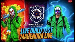 MAHENDRA IS LIVE FREE FIRE LIVE GUILD TEST 1V2 #freefirelive #mahendralive #shorts #live screenshot 5