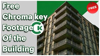 Free Building Green Screen Footage | Architecture Chroma Key Video