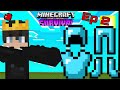 Making full Diamond Armour in Minecraft |Survival Series PE| |EP 2|