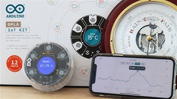 Making an Arduino Oplà IoT Weather Station with Cloud Dashboard