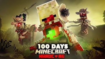 I Spent 100 Days in a Fungal Outbreak in Hardcore Minecraft... Here