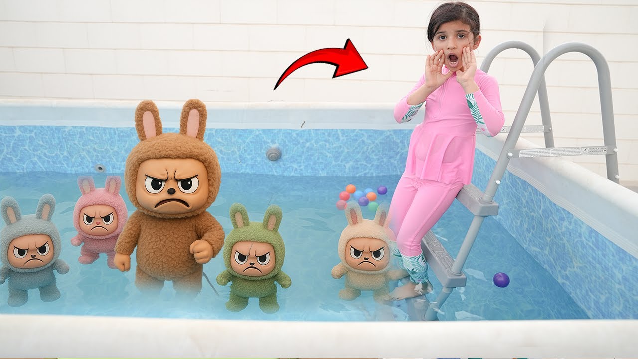 Лабубу 🧸 Они не хотят, чтобы ДжоДжо плавал с ними! 😭 🧸 Лабубу Мой чат девочек