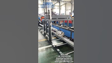 #Solar #strut #rollformingmachine for making solar panel bracket rack #solarpanel