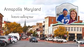 Historic walking tour of Annapolis Maryland
