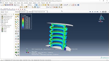 Simulation rubber under compression load in Abaqus