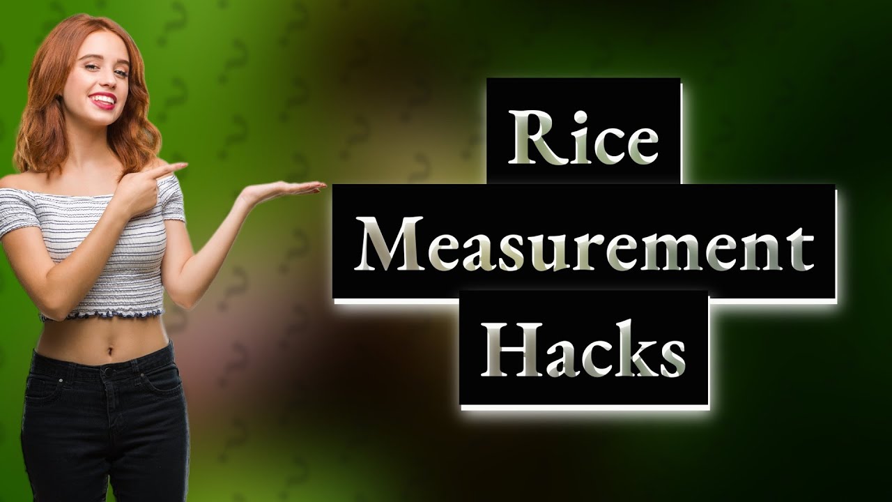 How to measure 100g of rice without scales? - YouTube