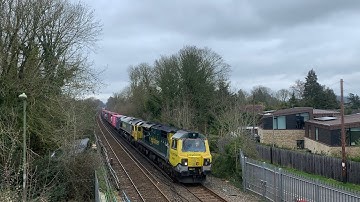 Class 70 + 66 + 450 | 70006 + 66513 + 450038  | Crossover | Freightliner + SWR