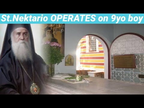 130) St.Nektario operates on 9yo Romanian boy (Spoken LIVE on T.V)