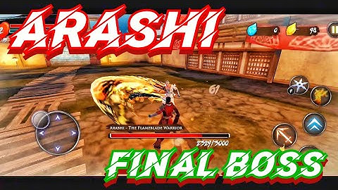 Takashi Ninja Warrior Remake, ARASHI FINAL Boss Fight.