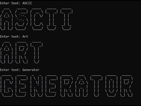 C++ | Ascii Art Generator - Youtube