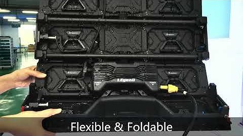 Huasuny latest flexible LED screen model LEgenD series waterproof illustration