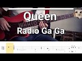 Queen - Radio Ga Ga (Bass Cover) Tabs