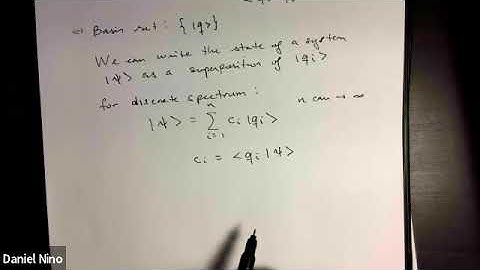 1.4 Completeness and orthonormality of a basis set