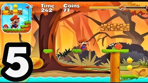 super bino go gameplay walkthrough part 5, levels 21-25 ( ios, android )