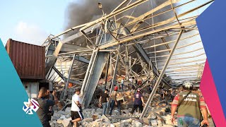 شاهدوا اللحظات الأولى للانفجار المروع الذي هز العاصمة اللبنانية بيروت │ أخبار العربي
