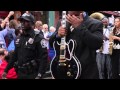 BB King's funeral procession down Beale St, Memphis